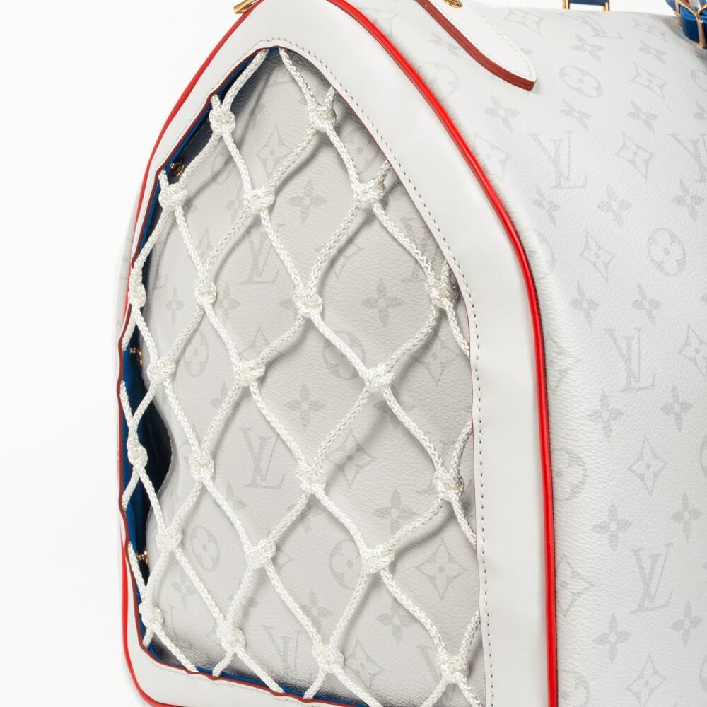 Louis Vuitton x NBA Keepall 55 Bandouliere Basketball Antarctica Monogram Duffle - Picture 10 of 16